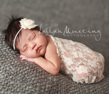 18×30″Newborn Photography Props Wwrap Swaddle Baby Girl Lace Wrap With Stretch Infantil Bblanket Baby Shower Baby Girl Wrap