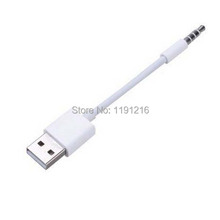 3.5mm to USB Data Charging Charger Cable Cord for Apple iPod Shuffle 5th 4th 3rd 2nd 1st Gen 3rd 4th 5th generation MP3 Su53