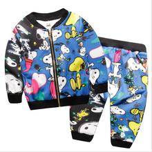 2016 Korean children’s clothing trade of the original single and in children clothing cartoon baby sweater suit