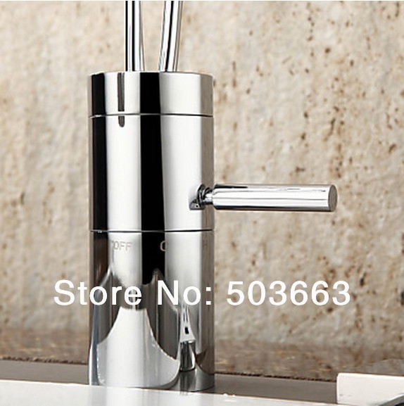 New Design Soild Brass Kitchen Sink Basin Chrome Single Handle Vessel Vanity Construction Real Estate MF