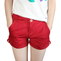 2016 New Arrival Fashion Casual Hot Item High Quality Simple Design Solid Candy Color Women Shorts