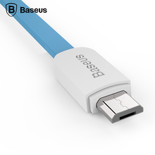 BASEUS 1M Hybrid Micro USB Charging Sync Data Flat Cable for Samsung for HTC for Sony Xiaomi Huawei Android Phone