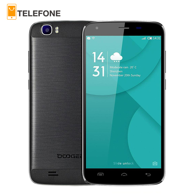 Оригинал Doogee T6 Pro Смартфон MTK6753 Окта основные Android 6.0 Мобильный Телефон 5.5 Дюймов 3 ГБ RAM 32 ГБ ROM 13MP 6250 мАч 4 Г Мобильный Телефон