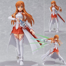 Japan Anime Figma Sword Art Online Figma 178 Yuuki Asuna Sao New PVC Action Figure Collection