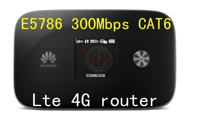 Huawei E5786 4g 300Mbps LTE Cat6 cat4 4g lte MiFi router Cat6 4g lte wireless dongle