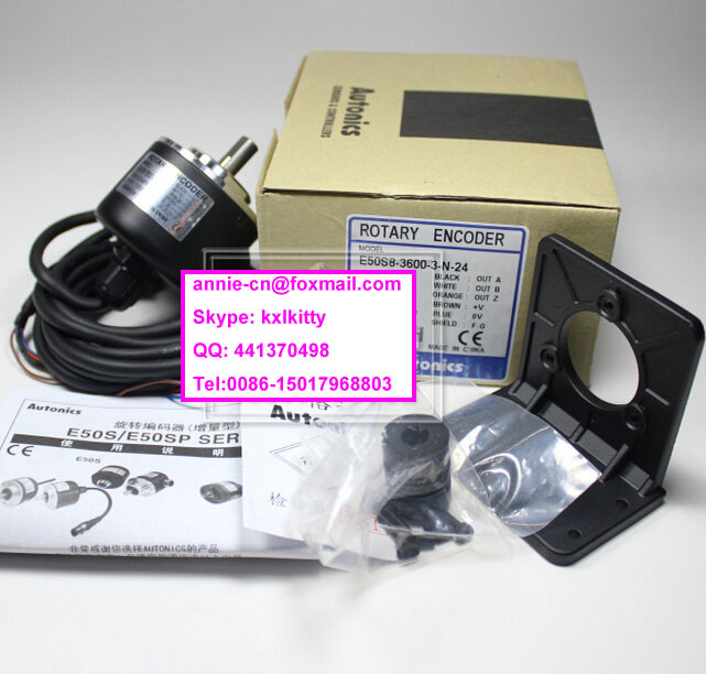 100% New and original  E50S8-3600-3-N-24  AUTONICS Encoder  Incremental rotary encoder