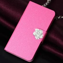 Luxury Flip Leather Case camellia Buttons Cover Protective Sleeve Mobile Phone Accessories For Nokia XL case