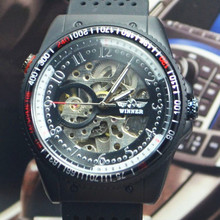 Ganador 2015 forman la venta caliente mecánico automático del reloj de la tendencia de reloj para hombre del recorte jwh084