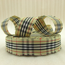 25Y42279 7/8″(22mm) scotish ribbon high quality printed polyester ribbon 25 yards, DIY handmade materials, wedding gift wrap