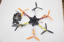 F05114-AH DIY Drone F550 Multi Rotor Full Kit 1045 3-Props 6 axle RC Multi HexaCopter Quadcopter & Tall Landing Gear 3300mah