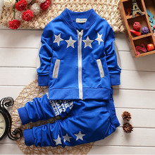 2015 new Summer wear baby Boy clothing set boy sports suit set clothing children outerwear coat