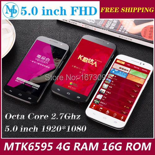 Original Smartphone MPIE M8 A806 MTK6595 Octa Core 5 0 1080P 4GB RAM 16GB ROM Dual