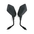 Left Right Rear View Wing Mirrors For Kawasaki ER6B ER 6N 2006 2010 2007 2008 09