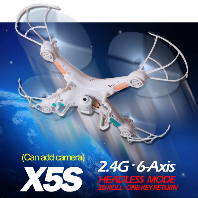 Ts X5S 2.4 г вертолет 4CH Quadcopter радиоуправляемые дрон с / без камеры OneKey возвращение лучше , чем Syma X5C X5-1 X5C-1