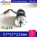 Circle Fuselage 36V 180W 0 43 N m 4000rpm 57mm 3 phase DC Brushless Motor 57BLS04