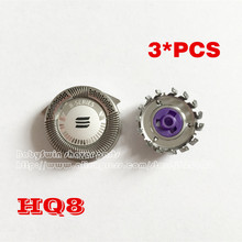 Original New 3 x Replacement Shaver Head for Philips Norelco HQ8 Razor Blade Free Shipping