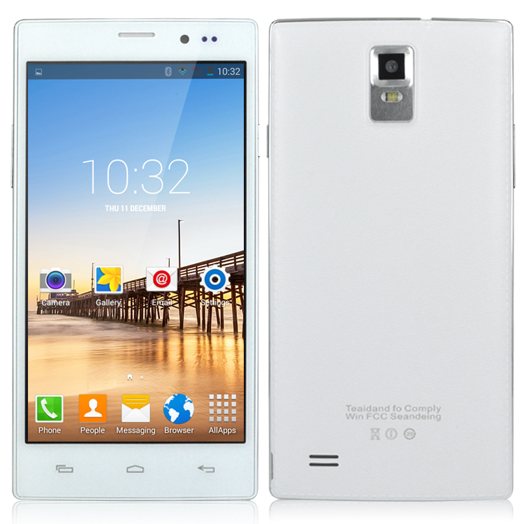 5 5 Big Screen Mobile Phones Android 4 4 MTK6572 Smartphone Phone Dual Core RAM 512MB