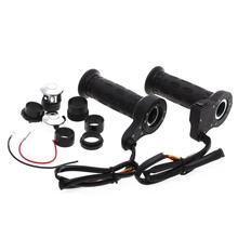 2 pcs Universal Motorcycle Motorbike Heating Heated Grips Handlebar