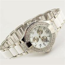 Famous Brand watch GSS watch Luxury Rhineston diamond women dress watch brand gold black silver women