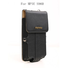 new Universal Original Remax Leather Case Cover For Original Smartphone MPIE S960 MTK6752 Phone cases ,Free Shipping