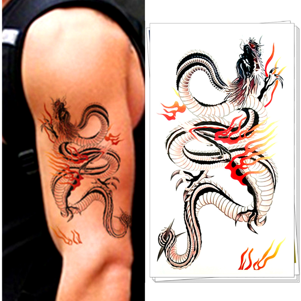 Online Buy Wholesale Fire Dragon Tattoos From China Fire Dragon Tattoos Wholesalers