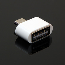 Micro usb to USB 2.0 OTG adapter For Samsung HTC Nokia Huawei ZTE Lenovo smartphone White color