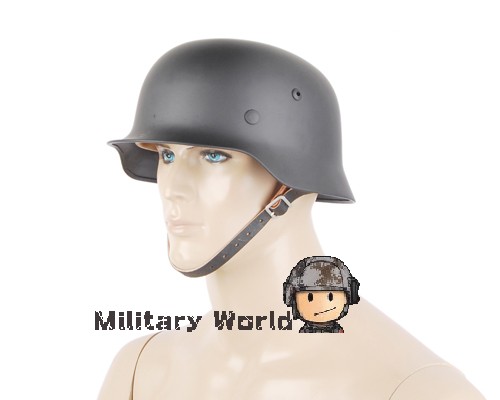 Promotion !!! WWII German Army SWAT Motorcycle Gear Steel Helmets M35 (59cm-60cm) + German Camo Helmet Cover