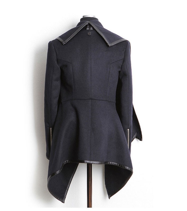 2015 New woman Fashion winter woolen overcoat women fashion Jackets woolen coat (1)