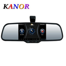 New 5.0″Touch Android 4.0 GPS WiFi FM HD 1080P camera parking Rearview mirror video recorder Car DVR GPS Track+Brackets