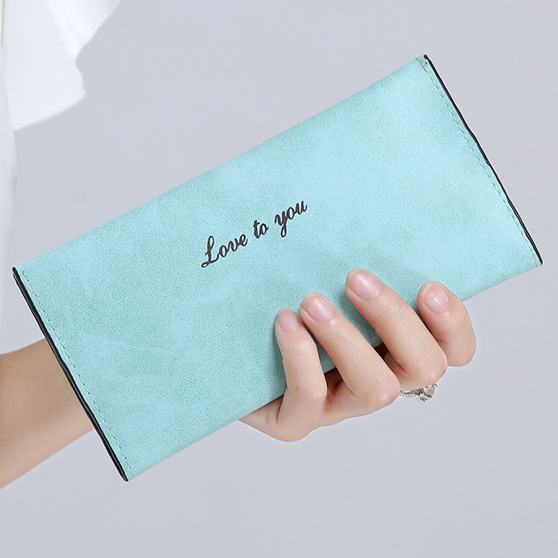 Female Long Wallet Purse Wallet Card package Xiaoling Korean slim 2016 new matte Ladies Wallet