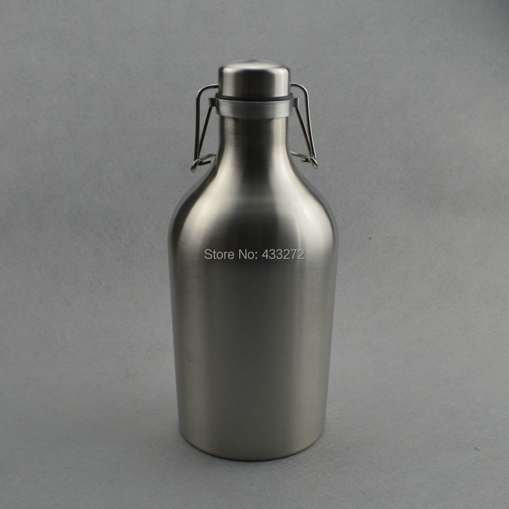Aliexpress.com : Buy Stainless Steel Beer Growler 64 oz,Swing Top Beer