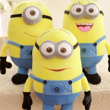 Hot sell high quality 25CM 3D Despicable ME Movie Plush Toys 9.8Inch Minion Jorge Stewart Dave For Baby Kids Christmas Gift