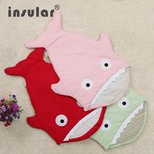 New Arrival Cute Carton Shark Baby Sleep Bag Winer Baby Sleep Sack Warm Baby Blanket Warm Swaddle