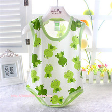 Children pajamas Spring summer newborn baby vest baby rompers sleeveless sleepping bag clothing jumpsuit baby girls