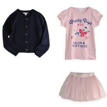 3 Pieces Set Girls Baby Clothes T shirt Coat Skirt Outfit TuTu Dress 0 5 Years
