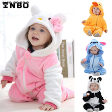 Baby Rompers Winther Animal Baby Girl Costume With Hood 8 Styles Spring Newborn Baby Boy Clothes Infant Clothing Baby Hoodies