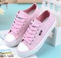 High quality 2016 new low high lace up women canvas shoes Fashion casual shoes for Women
