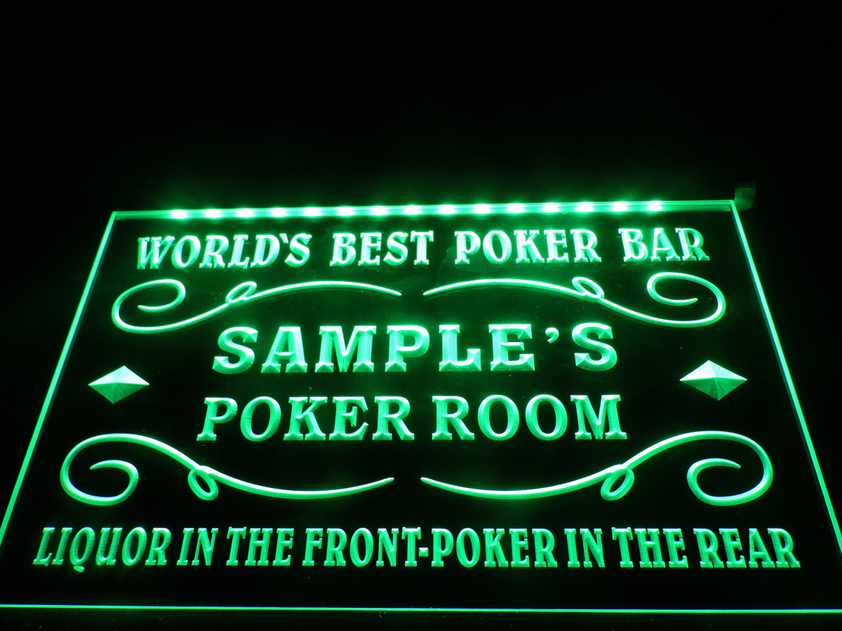 Neon poker signs cheap