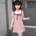 4 16 years Sweet Kids girls clothes summer 2016 new fashion children Girls Clothig mini Dress
