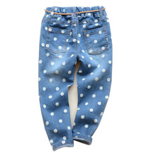 Retails 2015 NEW Children pants thick winter kids pants boys girls spring jeans