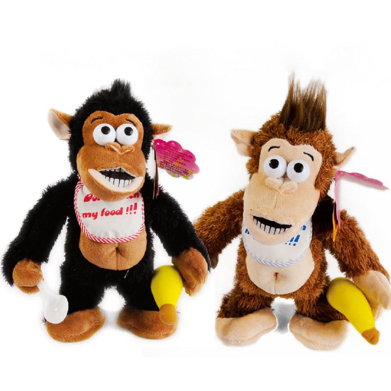 magnetic plush monkey