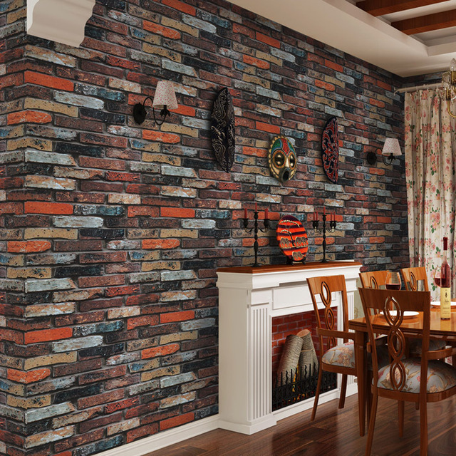 Aliexpress.com: comprar rústico moderno papel pintado piedra para ... Living moderno y rustico