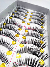 High Quality False Eyelashes Natural Mink Eyelash Extension Fake Eye Lashes Human hair Makeup 40 pairs