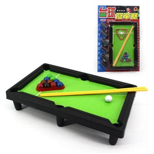 Mini Billiard Pool Ball Snooker Table Top Desktop Game Toy Set Kid Children Gift