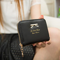 Hot Selling High Quality Women Fashion Cute Purse Clutch Wallet Short Small Bag PU Card