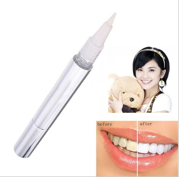 1 PCS Silvery White Bleach Stain Eraser Teeth Whitening Pen Tooth Gel Product Dental Pencil Whitener