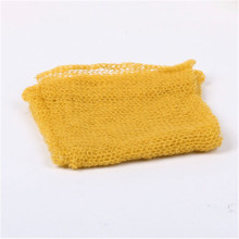 2016 New Arrival Mohair baby photography props Newborn Photography Wraps Handmade Flower Headband Baby Photo props