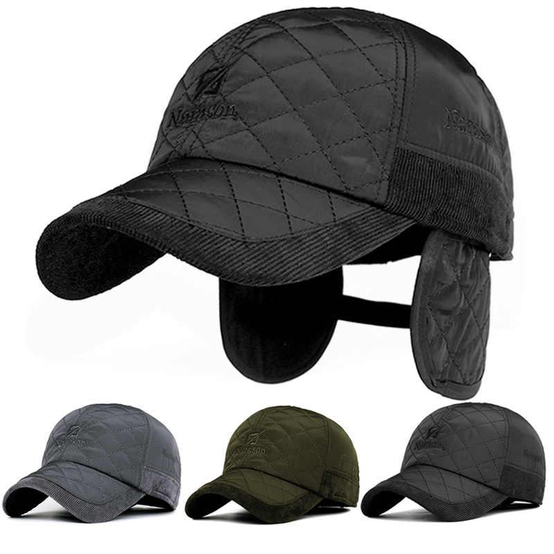 mens cap with ear flaps