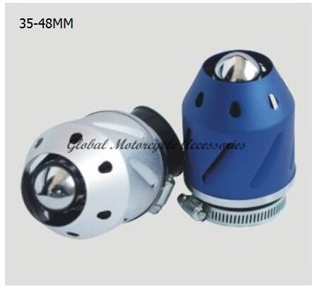 Performance Air Filter 35 39 40 48mm Gold Blue Silver font b GY6 b font 50cc