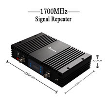 Lintratek NEW Powerful 4G LTE 1700MHz T-Mobile Cell Phone Booster AT&T LCD 70dbi Band4 AWS 1700MHz Mobile Phone Signal Amplifier